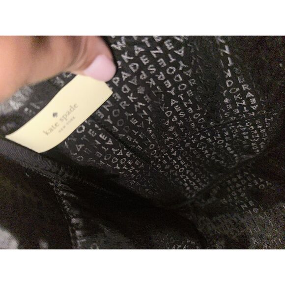 Kate Spade Black and Red Floral Backpack - Picture 10 of 16